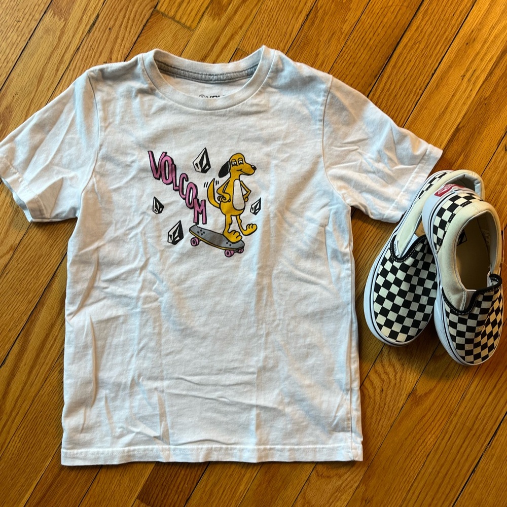 Volcom Little Boys Skater Dog Tee
